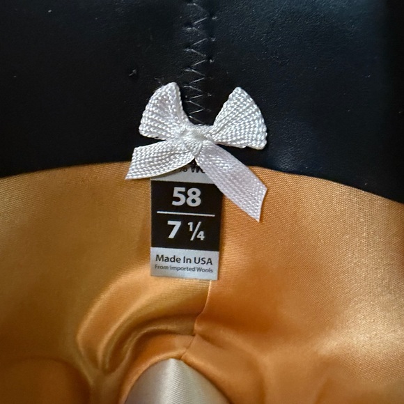 Wide Brim Customized Fun Fringe Snake Wool Stetson Hat size 7 1/4 - Picture 6 of 11